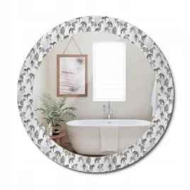 ozdobne-lustro-z-nadrukiem-w-nowoczesnym-stylu-tropikalny-tygrys-fi-70-cm