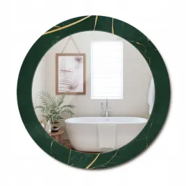 okragle-scienne-ozdobne-lustro-w-szklanej-obramowce-kontur-lisci-fi-70-cm