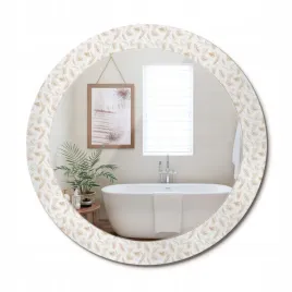 stylowe-okragle-lustro-scienne-z-nadrukiem-na-szkle-ptasie-piora-fi-70-cm