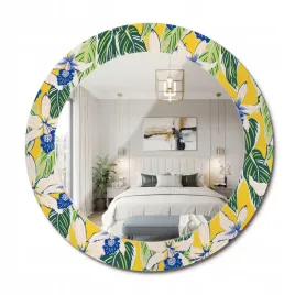 okragle-dekoracyjne-lustro-z-nadrukiem-do-salonu-pokoju-orchidee-fi-60-cm