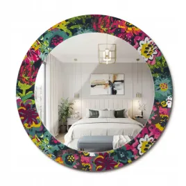 ozdobne-lustro-z-nadrukiem-w-nowoczesnym-stylu-malowane-kwiaty-fi-60-cm
