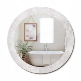 lustro-premium-z-szklana-ozdobna-rama-z-nadrukiem-tekstura-rococo-fi-70-cm