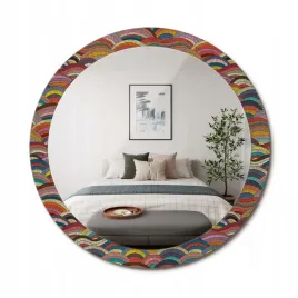okragle-dekoracyjne-lustro-z-nadrukiem-do-salonu-pokoju-ornament-fi-90-cm