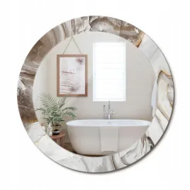 stylowe-okragle-lustro-scienne-z-nadrukiem-na-szkle-jasny-marmur-fi-70-cm