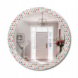 okragle-ozdobne-lustro-na-sciane-do-domu-biura-geometryczny-wzor-fi-80-cm