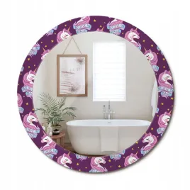 ozdobne-lustro-z-nadrukiem-w-nowoczesnym-stylu-jednorozec-gwiazdy-fi-70-cm