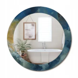 okragle-nowoczesne-lustro-scienne-z-nadrukiem-na-szkle-marmur-onyx-fi-70-cm