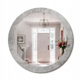 okragle-scienne-ozdobne-lustro-w-szklanej-obramowce-szary-beton-fi-80-cm