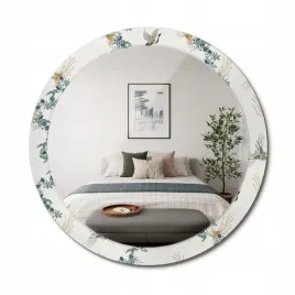 stylowe-okragle-lustro-scienne-z-nadrukiem-na-szkle-chinskie-ptaki-fi-90-cm