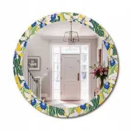 okragle-dekoracyjne-lustro-z-nadrukiem-do-salonu-pokoju-orchidee-fi-80-cm