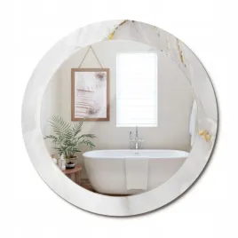 okragle-ozdobne-lustro-na-sciane-do-domu-biura-blyszczacy-marmur-fi-70-cm