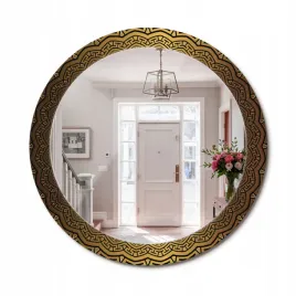lustro-scienne-ze-szklana-ozdobna-rama-z-nadrukiem-grecki-ornament-fi-80-cm