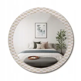 lustro-z-nadrukiem-do-lazienki-kuchni-przedpokoju-orientalny-kwiat-fi-90-cm