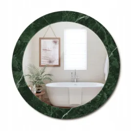 okragle-ozdobne-lustro-na-sciane-do-domu-biura-zielony-marmur-fi-70-cm