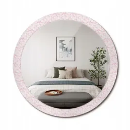 lustro-premium-z-szklana-ozdobna-rama-z-nadrukiem-platki-kwiatow-fi-90-cm