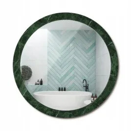 okragle-ozdobne-lustro-na-sciane-do-domu-biura-zielony-marmur-fi-100-cm