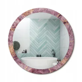 ozdobne-lustro-z-nadrukiem-w-nowoczesnym-stylu-imitacja-marmuru-fi-100-cm