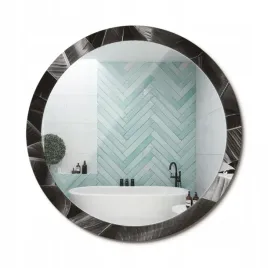 lustro-scienne-z-ozdobnym-szklanym-obramowaniem-tropikalne-palmy-fi-100-cm