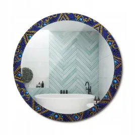 lustro-z-nadrukiem-do-lazienki-sypialni-salonu-karnawalowy-wzor-fi-100-cm