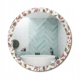 lustro-z-nadrukiem-do-lazienki-kuchni-przedpokoju-kwiaty-vintage-fi-100-cm