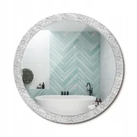 lustro-wiszace-ze-szklana-obramowke-z-nadrukiem-kwiaty-lotosu-fi-100-cm