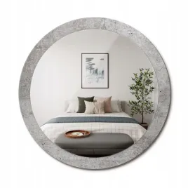 okragle-scienne-ozdobne-lustro-w-szklanej-obramowce-szary-beton-fi-90-cm