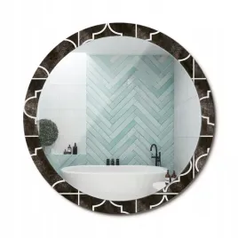 okragle-scienne-ozdobne-lustro-w-szklanej-obramowce-antyczne-wzor-fi-100-cm