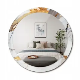 wiszace-lustro-ze-szklana-obramowke-z-nadrukiem-bialy-marmurek-fi-90-cm