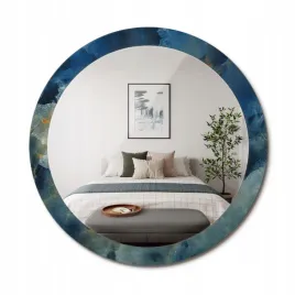 okragle-nowoczesne-lustro-scienne-z-nadrukiem-na-szkle-marmur-onyx-fi-90-cm