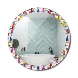 nowoczesne-dekoracyjne-okragle-lustro-z-nadrukiem-kolorowe-lodki-fi-100-cm