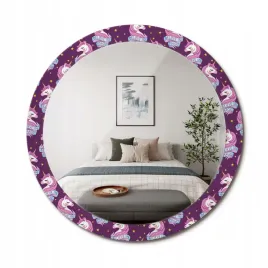 ozdobne-lustro-z-nadrukiem-w-nowoczesnym-stylu-jednorozec-gwiazdy-fi-90-cm