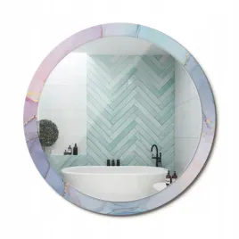 nowoczesne-loftowe-lustro-wiszace-z-nadrukiem-abstrakcyjny-plyn-fi-100-cm