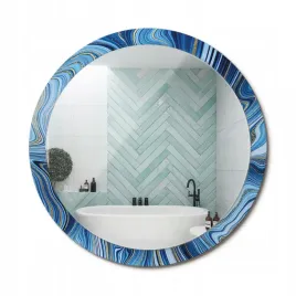 lustro-z-nadrukiem-do-lazienki-sypialni-salonu-marmurowa-rzeka-fi-100-cm