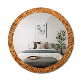 nowoczesne-dekoracyjne-okragle-lustro-z-nadrukiem-drewno-debowe-fi-90-cm