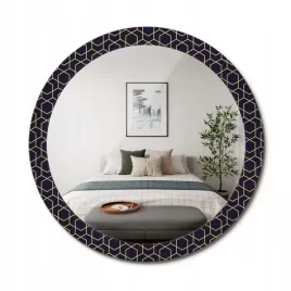 lustro-wiszace-dekoracyjne-z-nadrukiem-abstrakcyjny-geometryczny-fi-90-cm