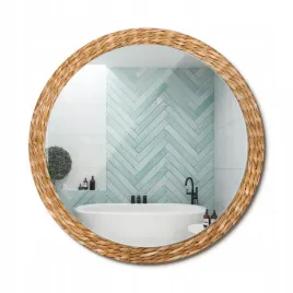 nowoczesne-dekoracyjne-okragle-lustro-z-nadrukiem-wiklinowy-wzor-fi-100-cm