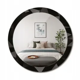 ozdobne-lustro-z-nadrukiem-w-nowoczesnym-stylu-abstrakcyjna-czern-fi-90-cm