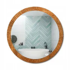 lustro-z-nadrukiem-do-lazienki-sypialni-salonu-drewno-debowe-fi-100-cm