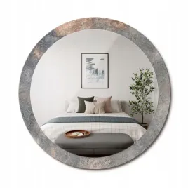 lustro-premium-z-szklana-ozdobna-rama-z-nadrukiem-vintage-beton-fi-90-cm