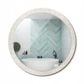 wiszace-lustro-ze-szklana-obramowke-z-nadrukiem-ptasie-piora-fi-100-cm