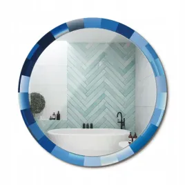 lustro-wiszace-dekoracyjne-z-nadrukiem-niebieski-abstrakcyjny-fi-100-cm