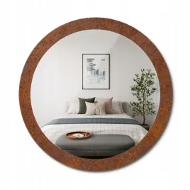 nowoczesne-loftowe-lustro-wiszace-z-nadrukiem-zardzewialy-metal-fi-90-cm