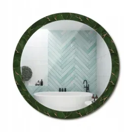 lustro-z-nadrukiem-do-lazienki-sypialni-salonu-abstrakcyjny-lisc-fi-100-cm