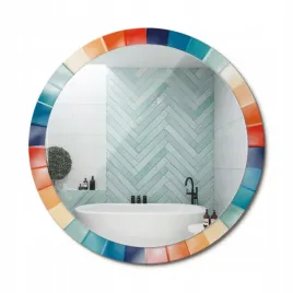 lustro-scienne-z-ozdobnym-obramowaniem-kolorowe-promienie-kafelki-fi-100-cm