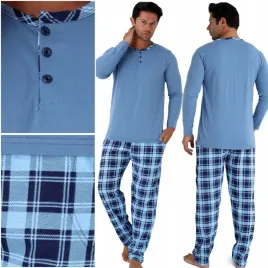 pizama-meska-zimowa-dluga-ciepla-komplet-pizamowy-100percent-bawelna-xxl