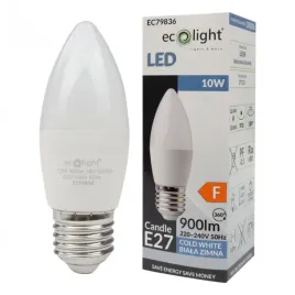 zarowka-led-swieczka-b37-e27-10w-900lm-6500k-zimna-ecolight