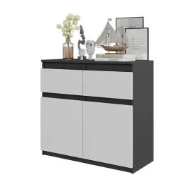 komoda-antracyt-bialy-mat-2-szuflady-2-drzwi-2-polki-szafka-80-cm-salon