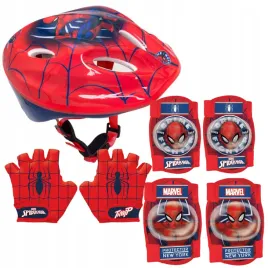 zestaw-spiderman-kask-52-56cm-ochraniacze-na-lokcie-kolana-rekawiczki