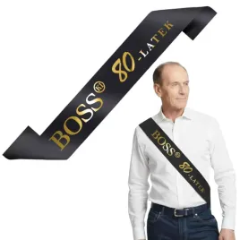 szarfa-urodzinowa-bosski-80-latek-czarno-zloty-160-cm