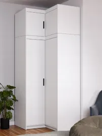 wysoka-szafa-narozna-z-nadstawka-polkami-97cm-biala-rumba-lp